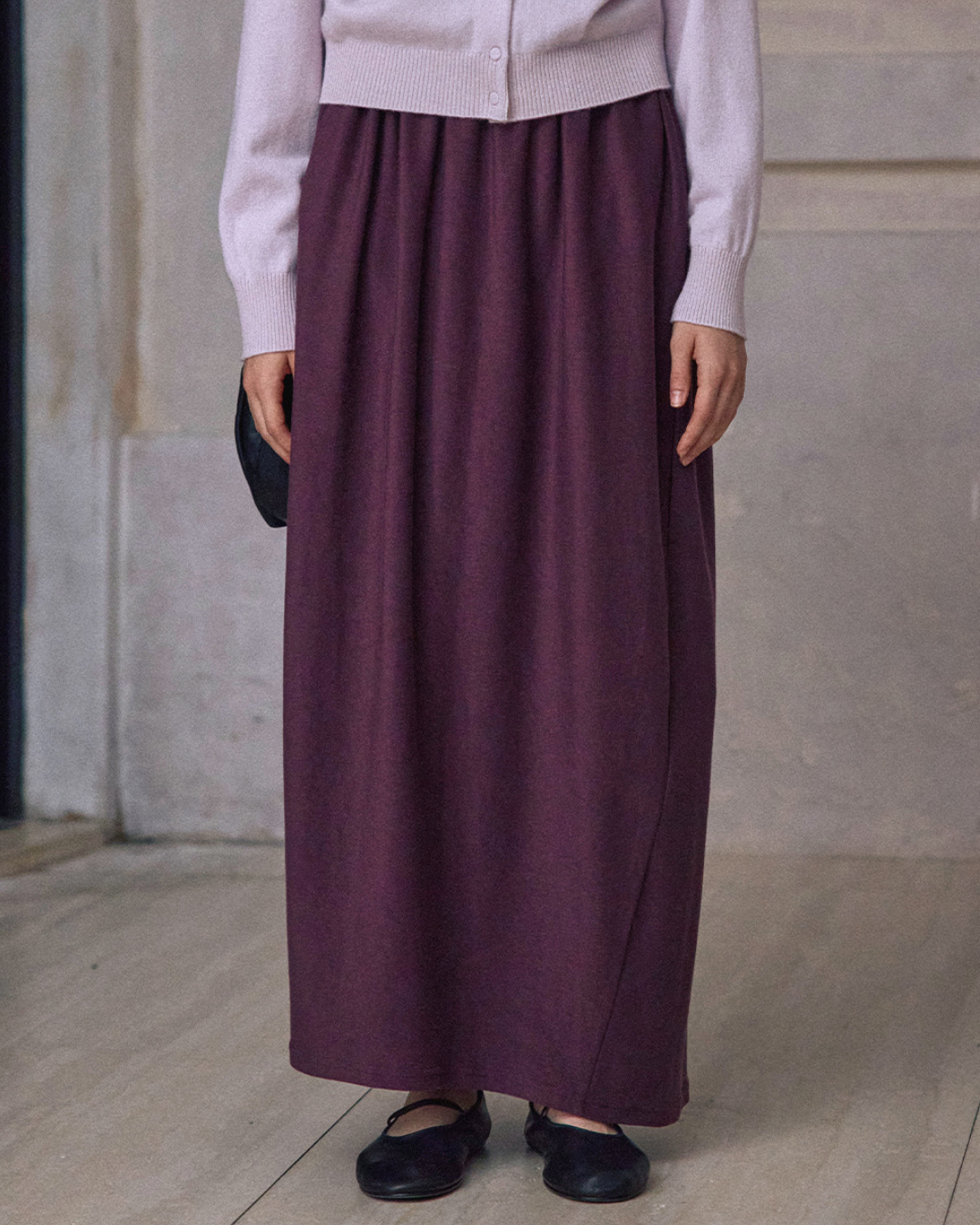 バックスリットカーブスカート 10156