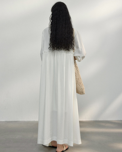 シルエットプラスロングワンピース 10476