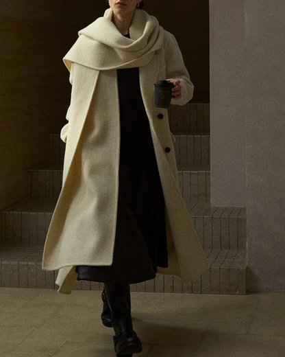 ダブルブレストロングコート 10285