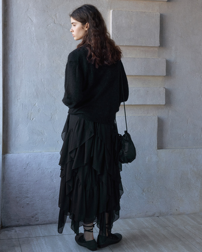 Vネックニットカーディガン 10169