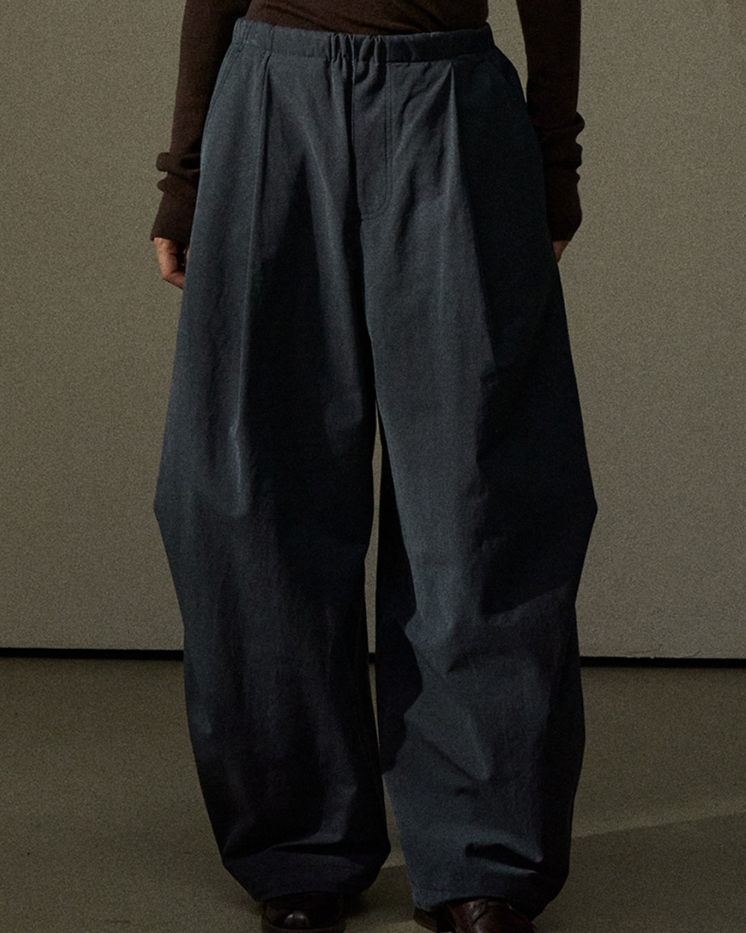 ウエストゴムワイドレッグパンツ 10302