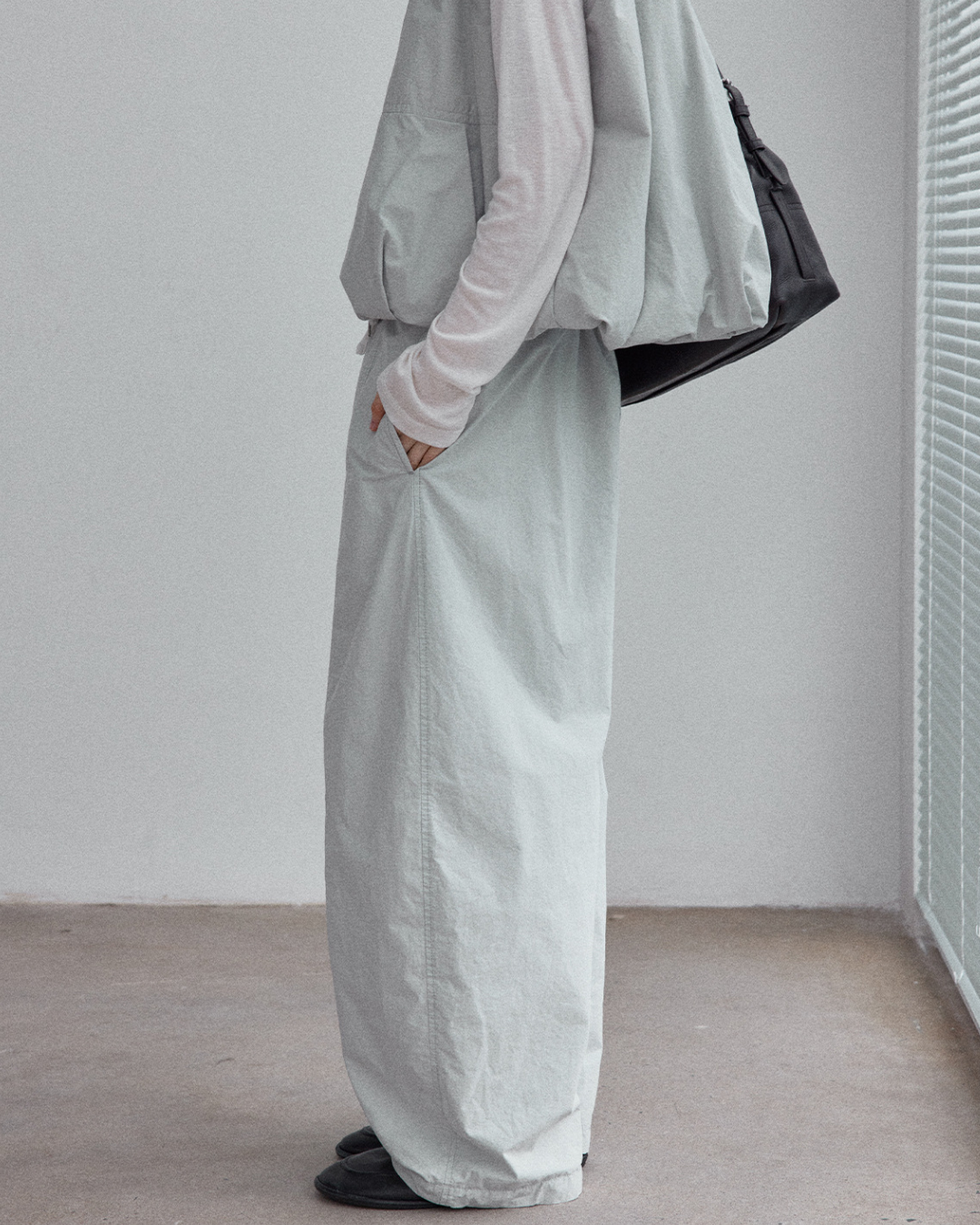 裏起毛シミターカジュアルパンツ 10179