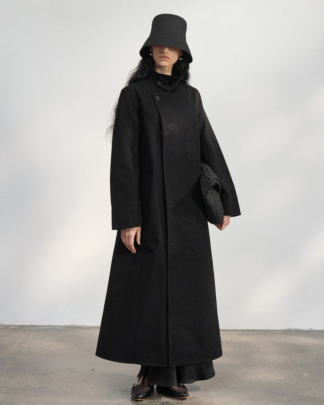 ストラクチャーアーバンロングコート 10444