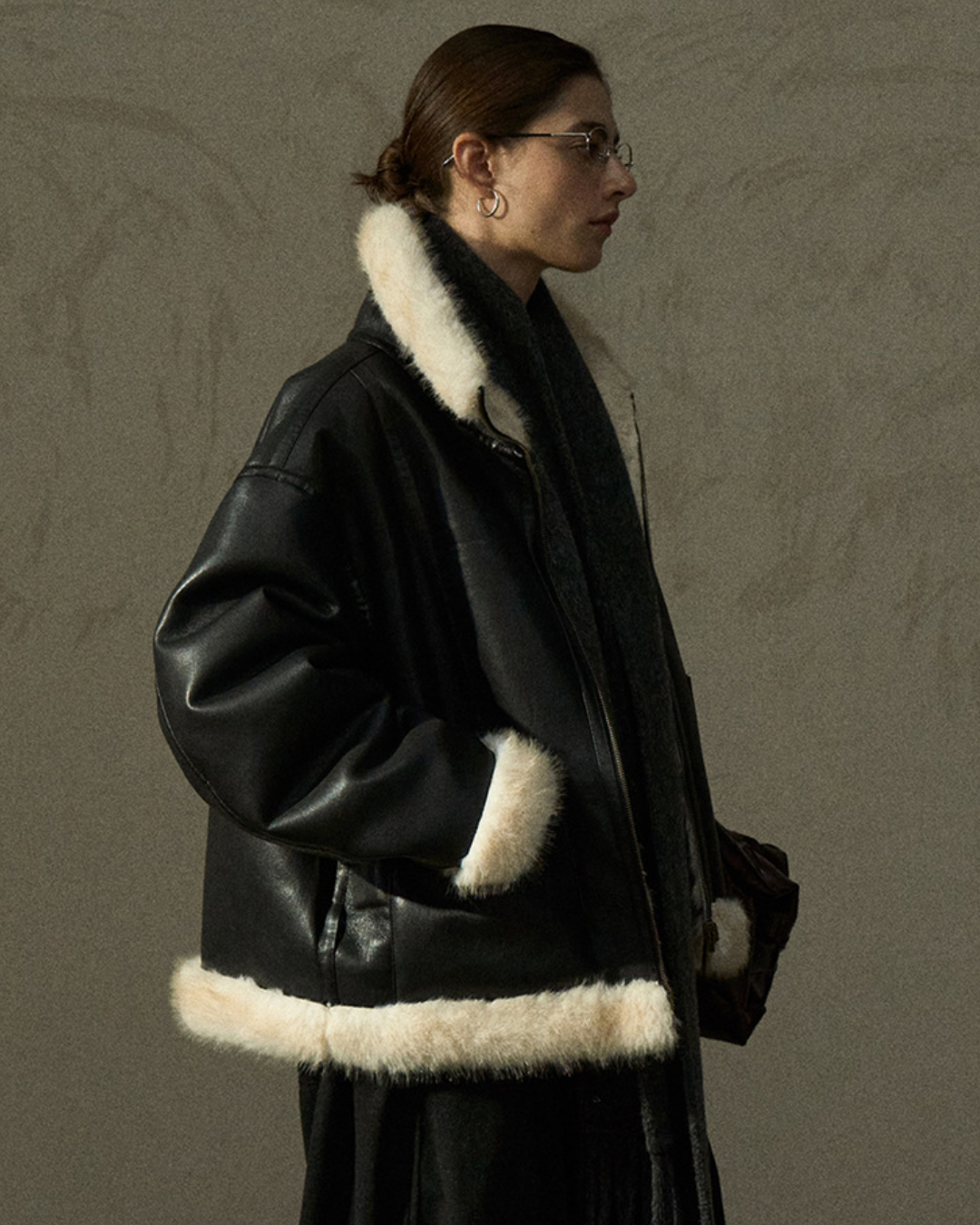 スタンドカラーリバーシブルジャケット 10303