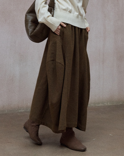 ハイウエストカーブスカート 10160