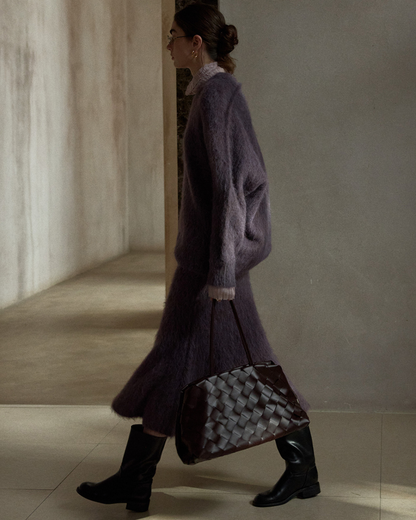 ストラクチャーモードニットプルオーバー 10397