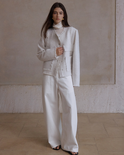 モードフリンジツイードジャケット 10413