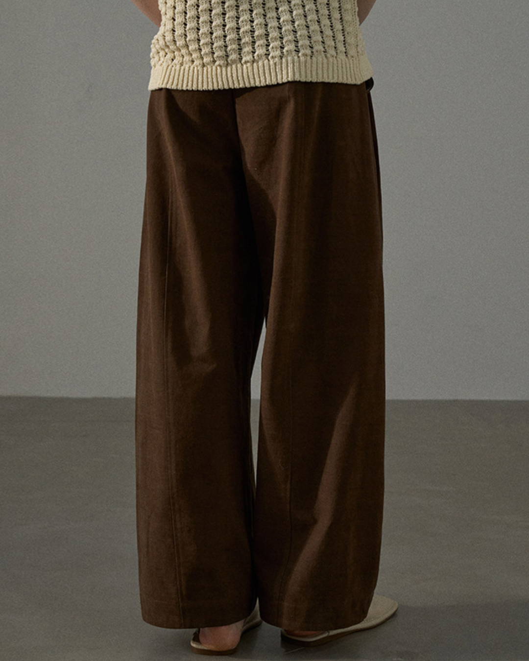 ハイウエストタックカジュアルパンツ 10229