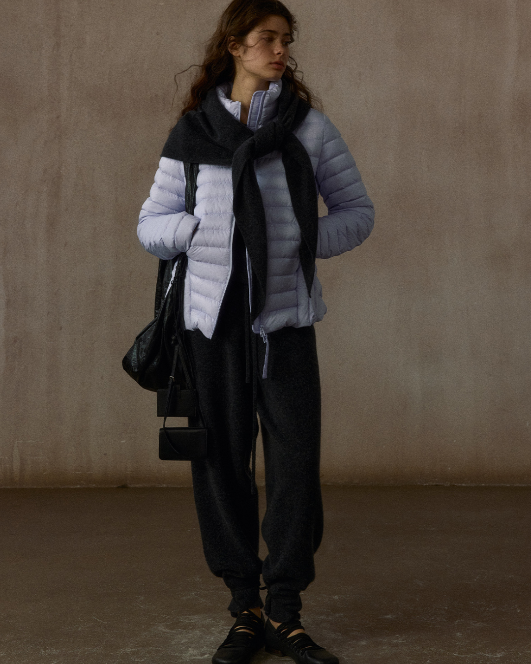 スタンドカラーショートスリムコート 10305