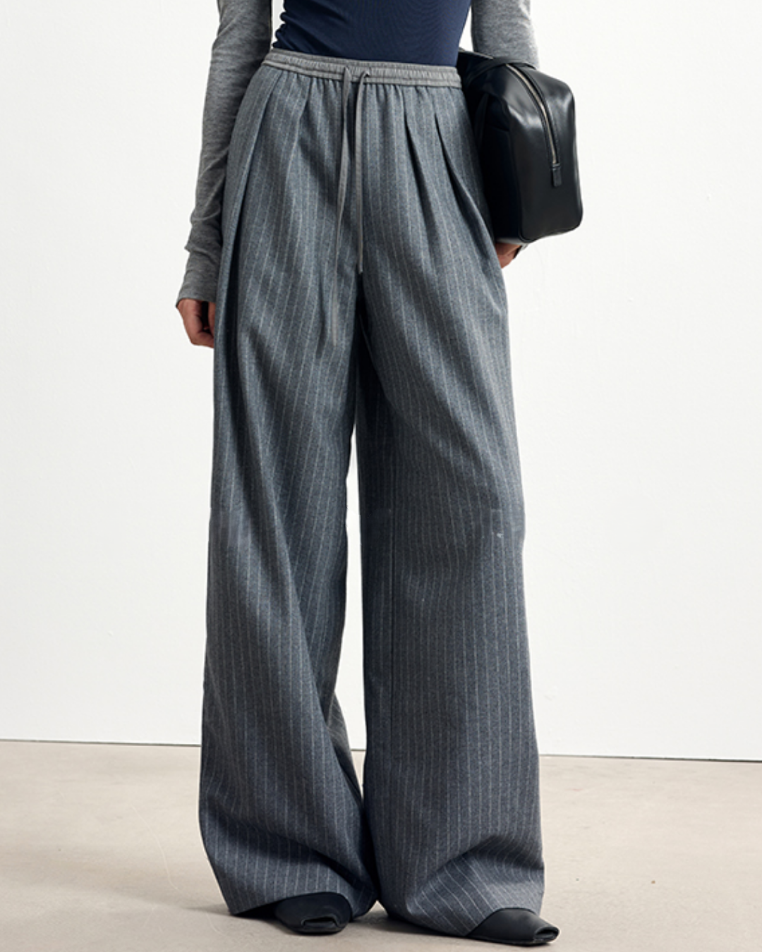 ドローストリングストライプパンツ 10337