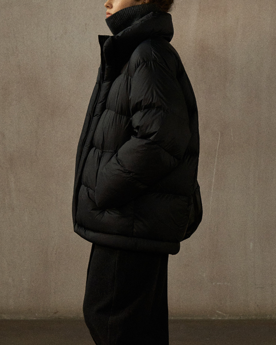 スタンドカラーミディコート 10269