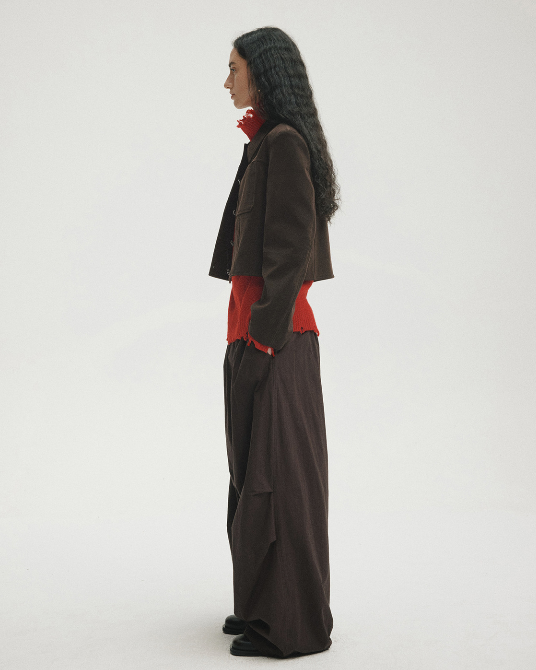 エフォートレススエードショートジャケット 10466