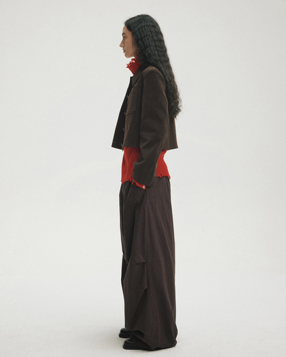 エフォートレススエードショートジャケット 10466