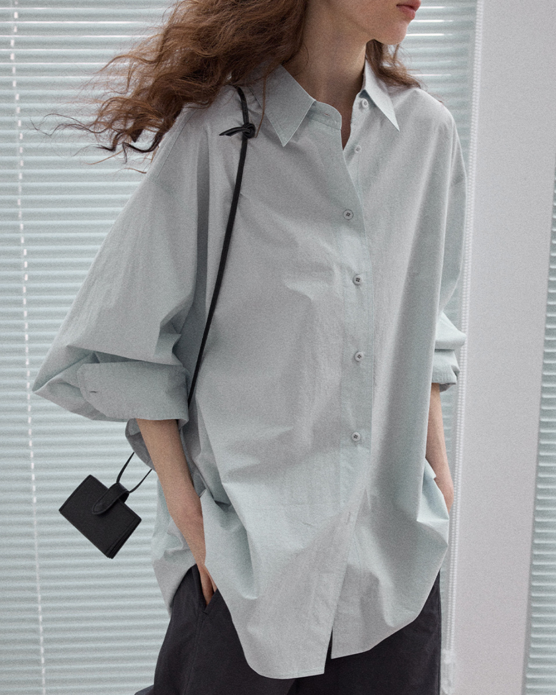 エッジカラーレスシャツ 10374