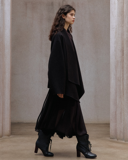 ビッグカラーデザインロングジャケット 10170