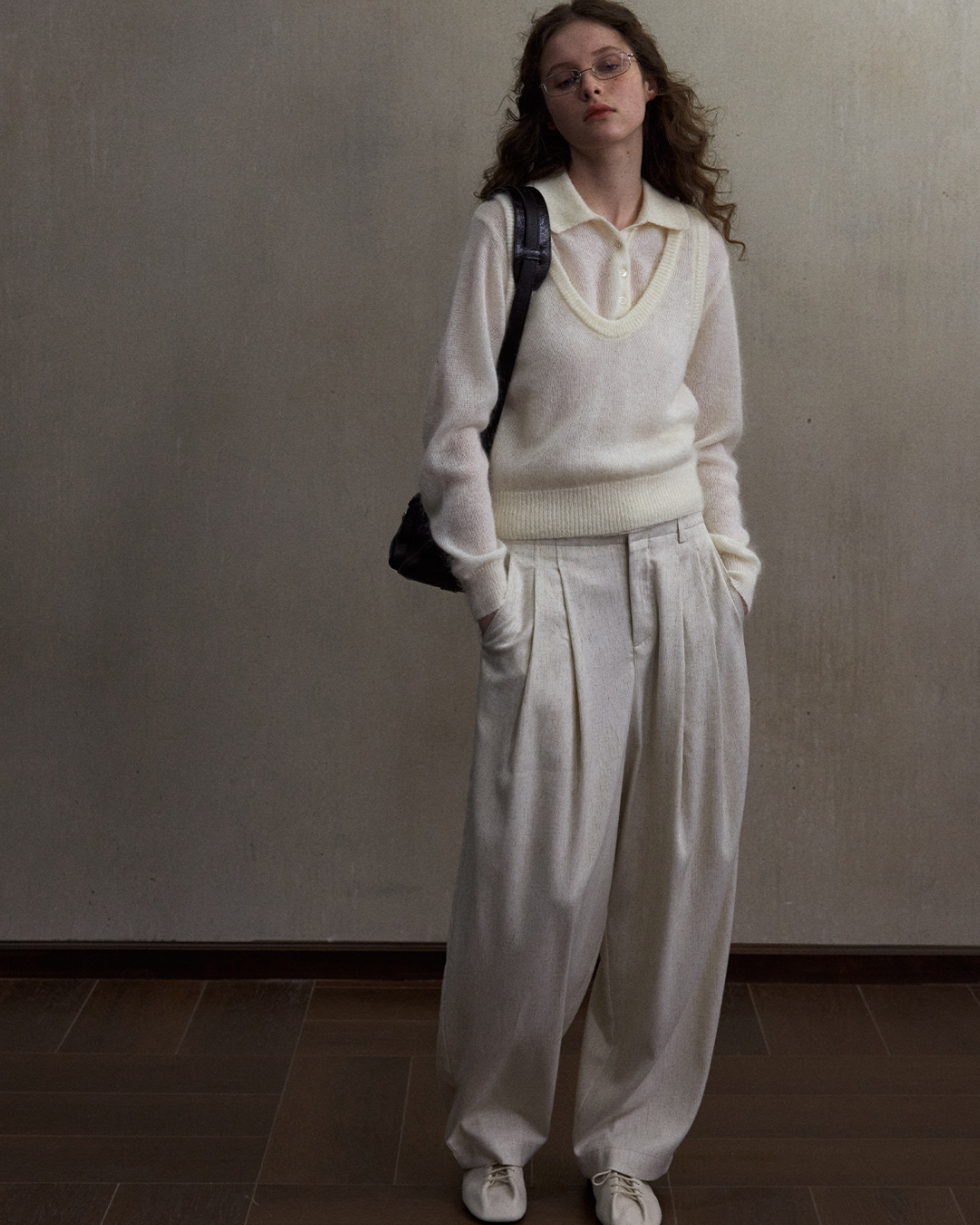 コンテンポラリーニットポロ 10500