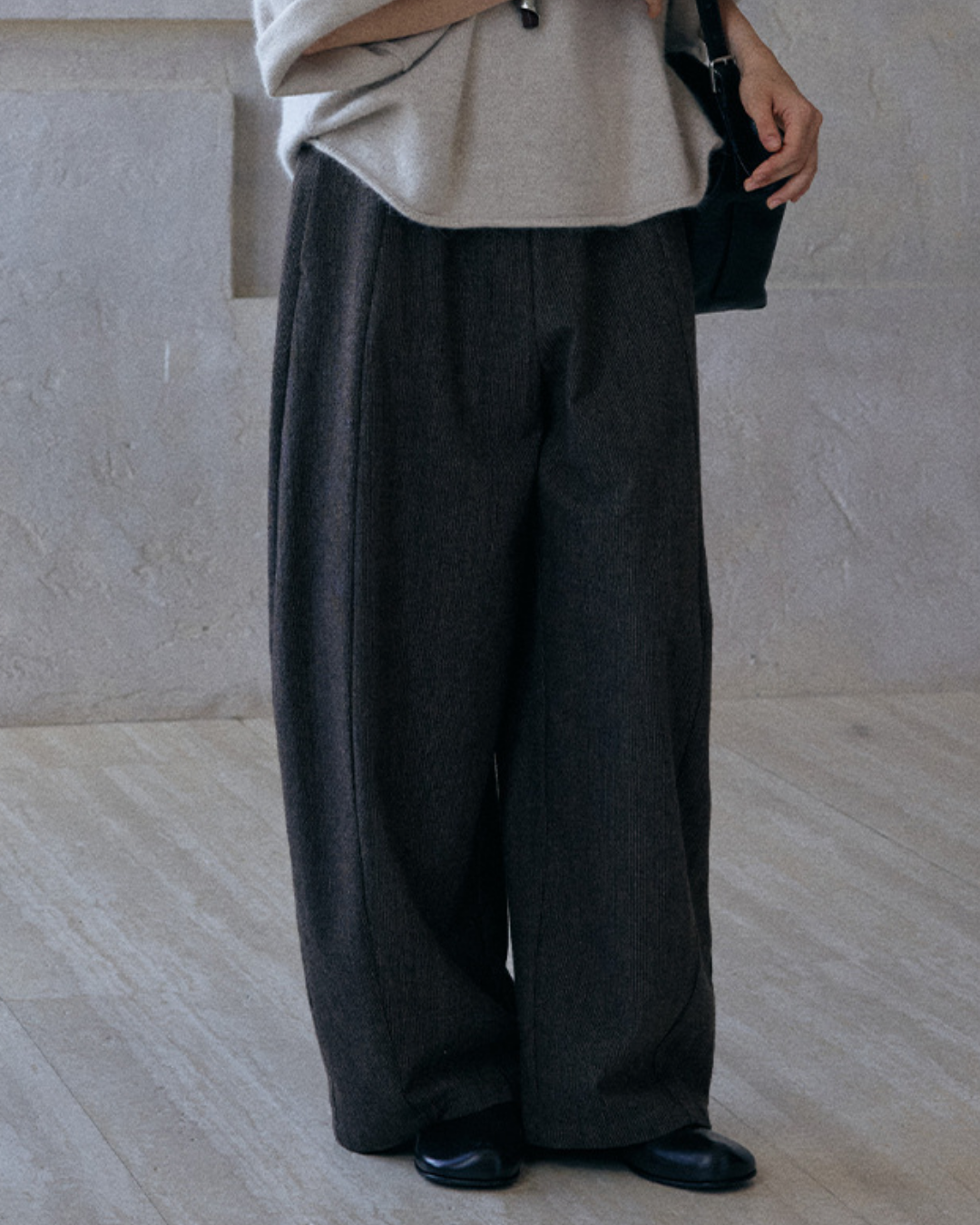 ハイウエストカーブシミターパンツ 10145