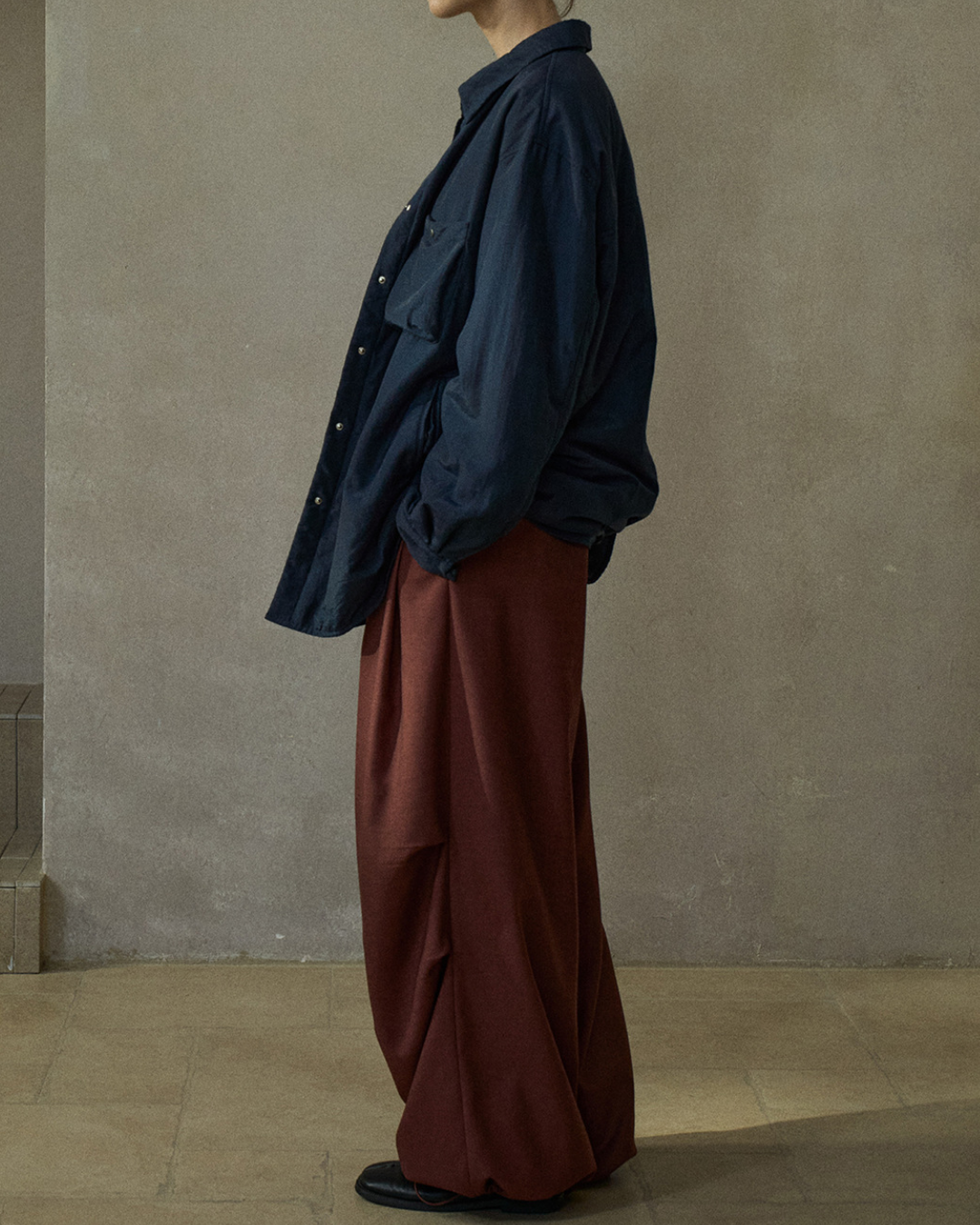 キルティングポケットオーバーシャツ 10202