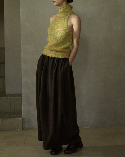 ウエストゴムロングルーズスカート 10215