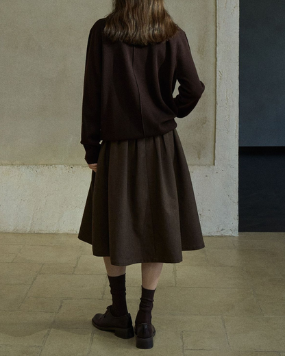 ハイウエストフレアカジュアルスカート 10210