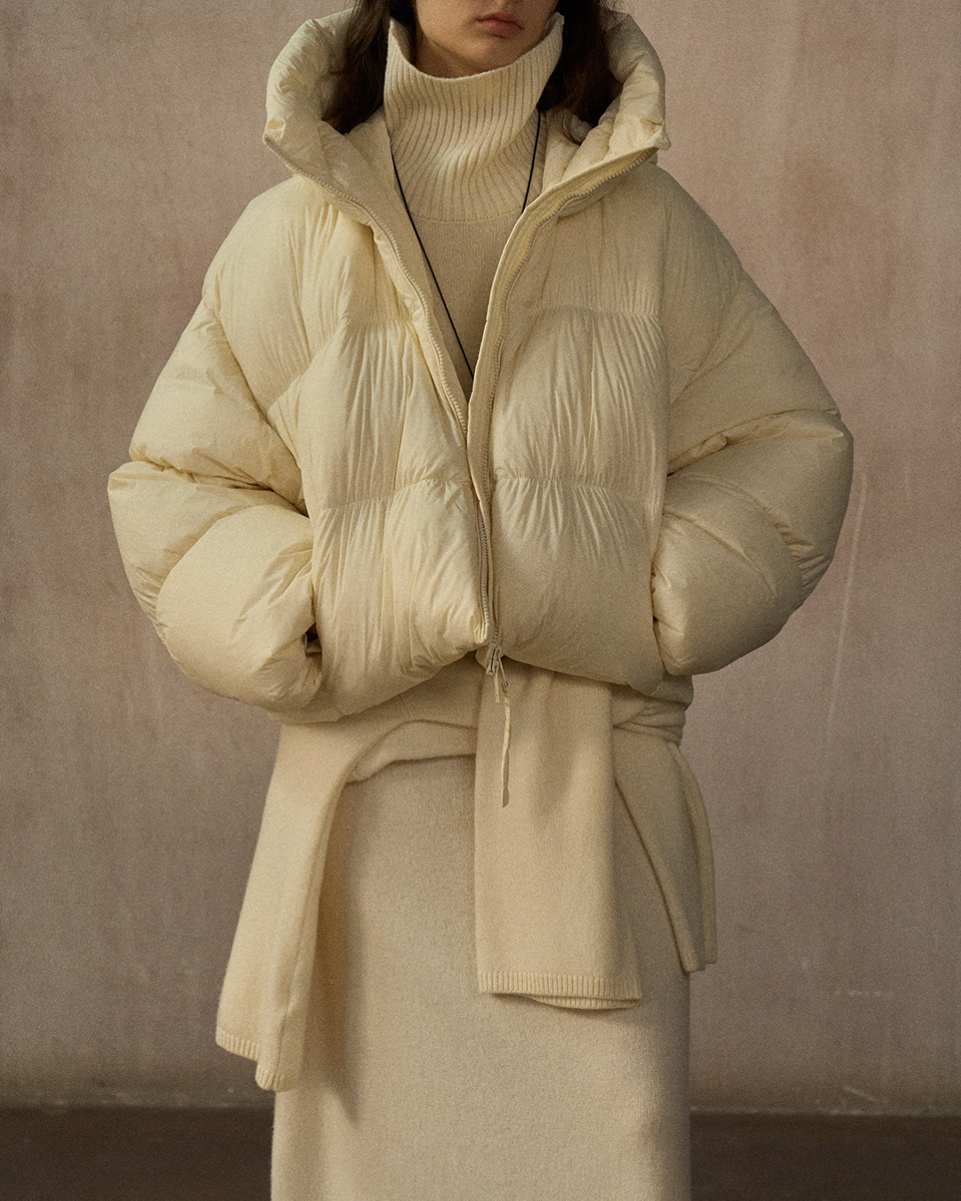 フーディーショートダウンコート 10243