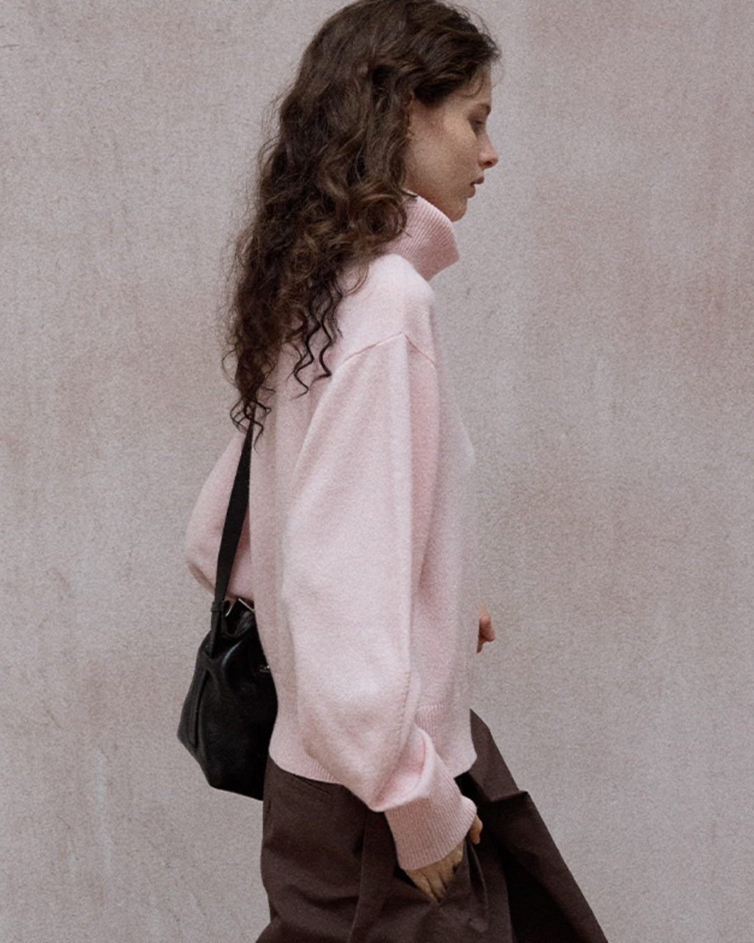 タートルネックウォームトーンニットプルオーバー 10138