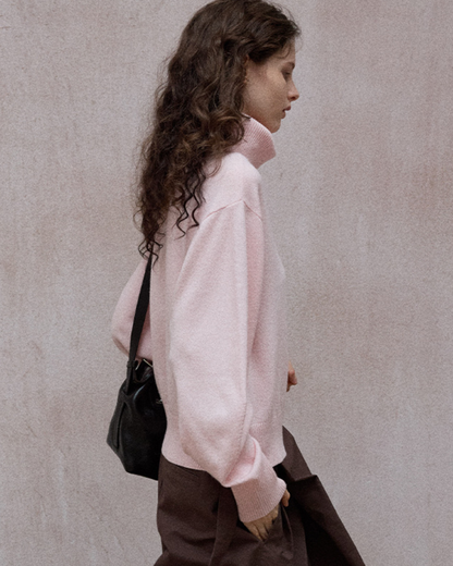 タートルネックウォームトーンニットプルオーバー 10138