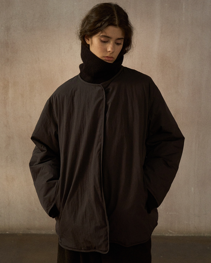 バイカラーリバーシブルダウンコート 10248