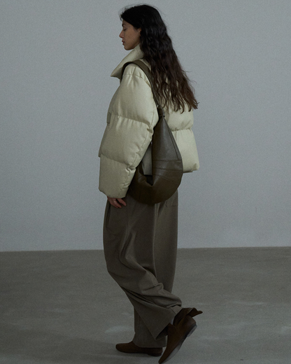 ハイネックコンパクトパファーコート 10373