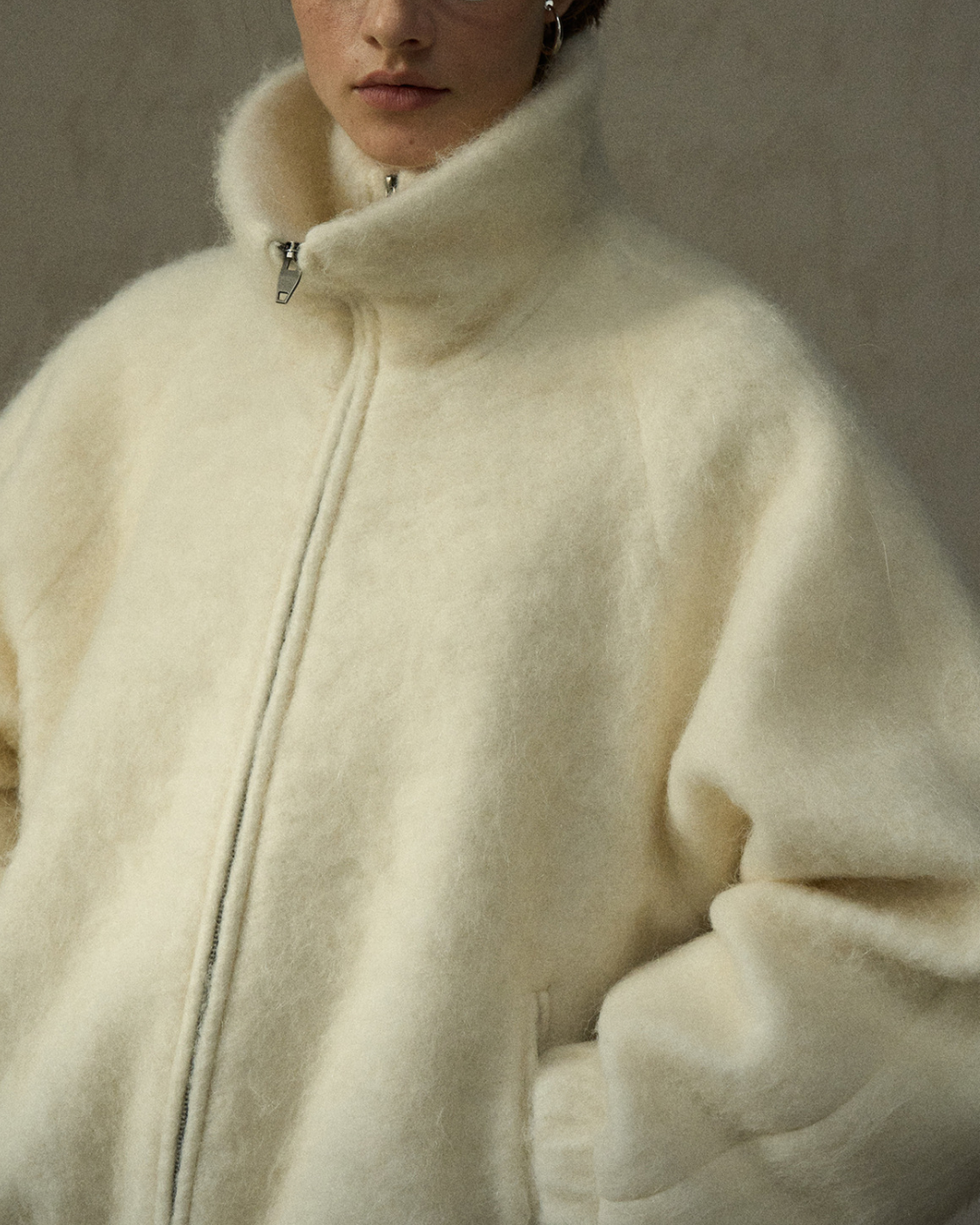 スタンドカラージッパージャケット 10263