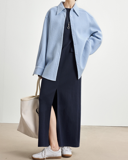 シームラインロングスリムワンピース 10330