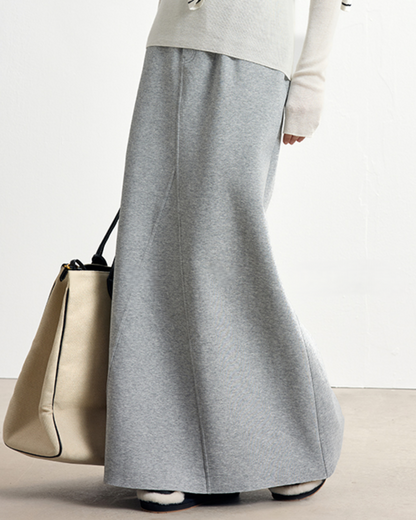 アシンメトリーデザインフレアロングスカート 10331