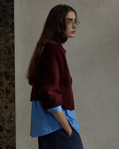 ショートレングスポケットニットプルオーバー 10483