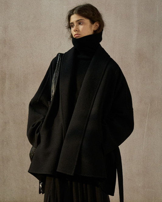 ローブスタイルストラップコート 10384