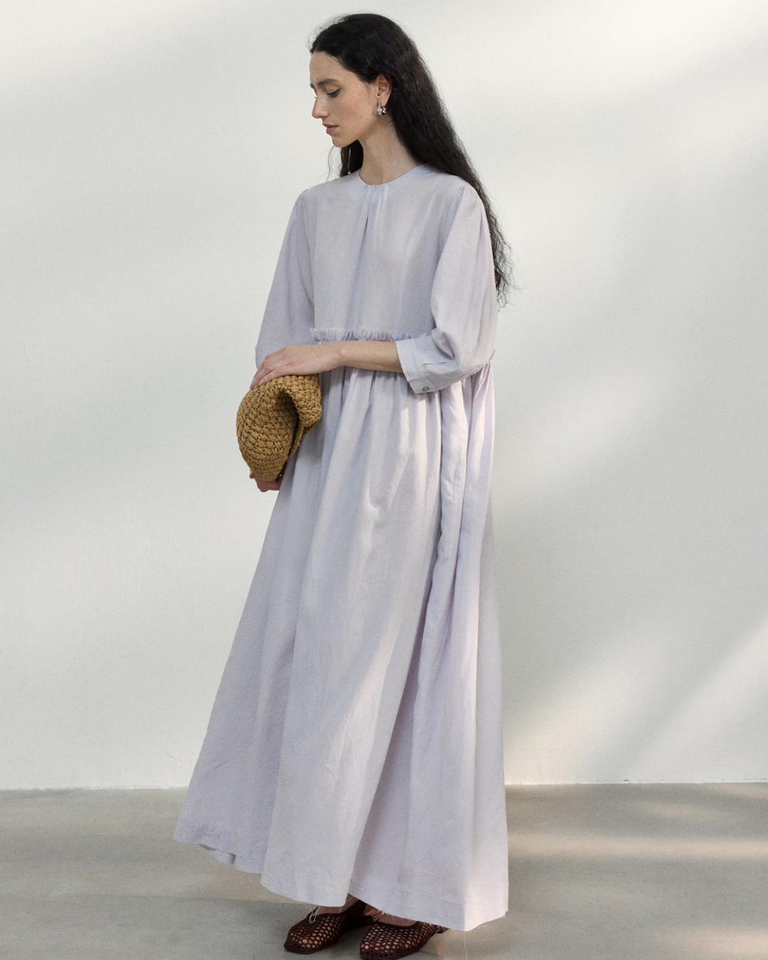 シルエットプラスロングワンピース 10476