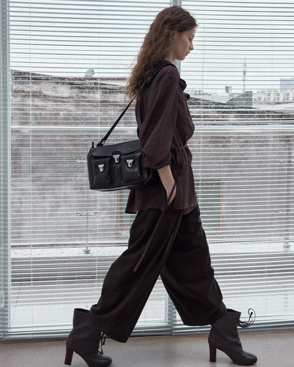 クロップドカーブパンツ 10143