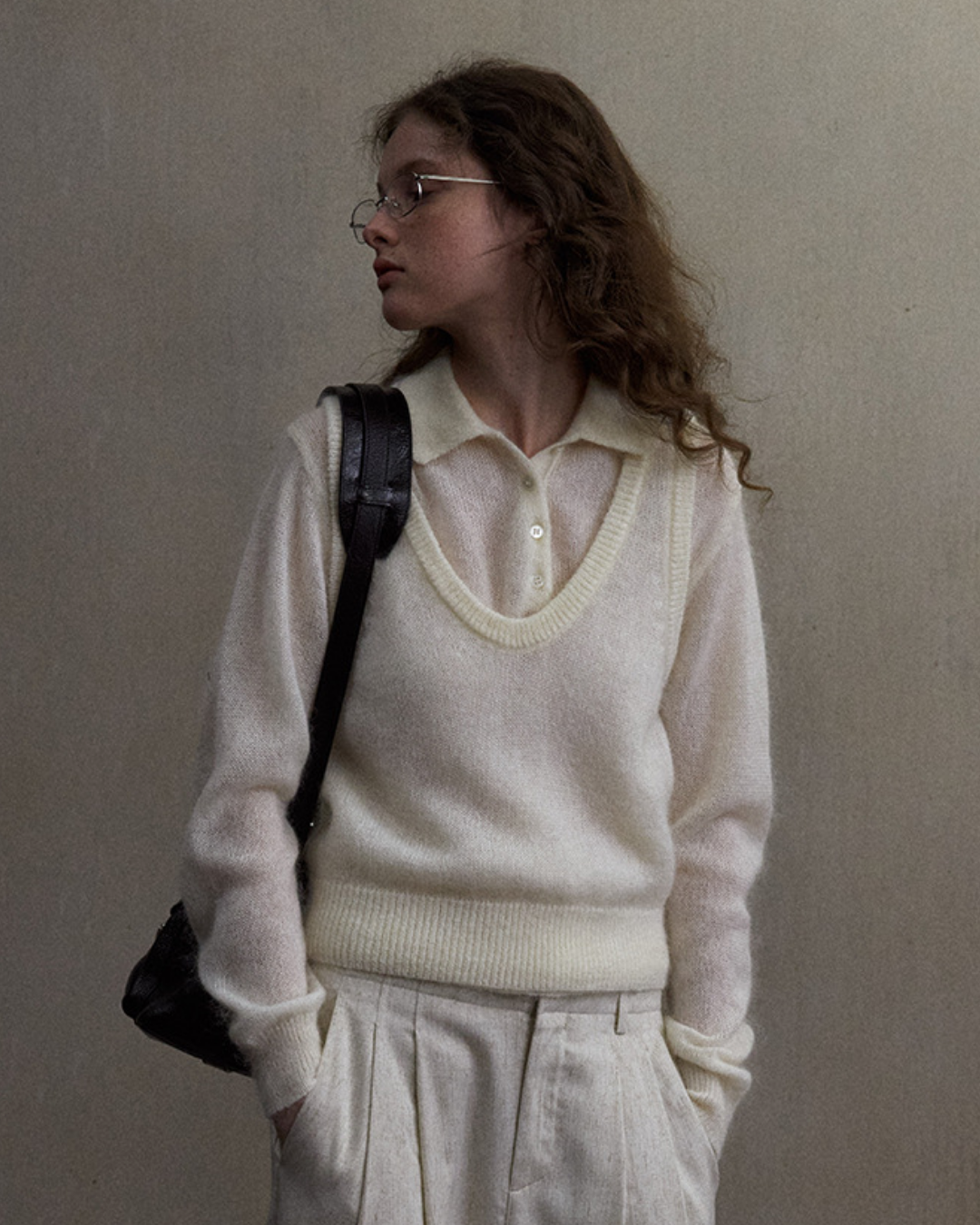 コンテンポラリーニットポロ 10500