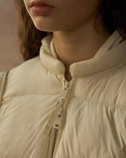 クルーネックドローコードショートコート 10268