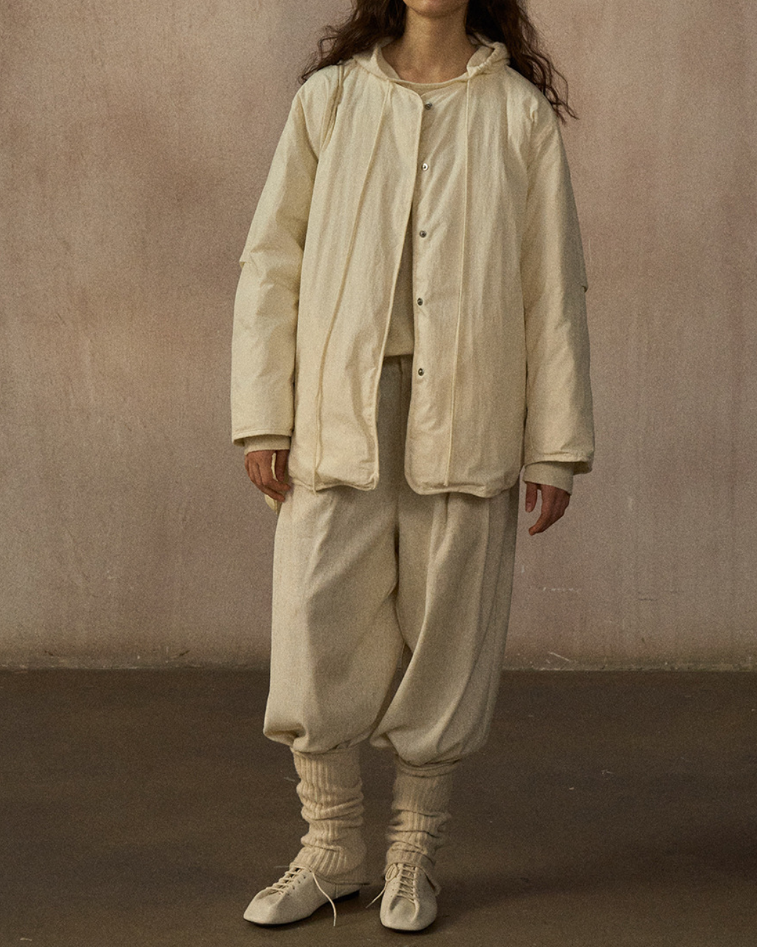 バイカラーリバーシブルダウンコート 10244