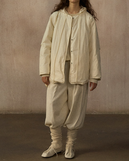 バイカラーリバーシブルダウンコート 10244