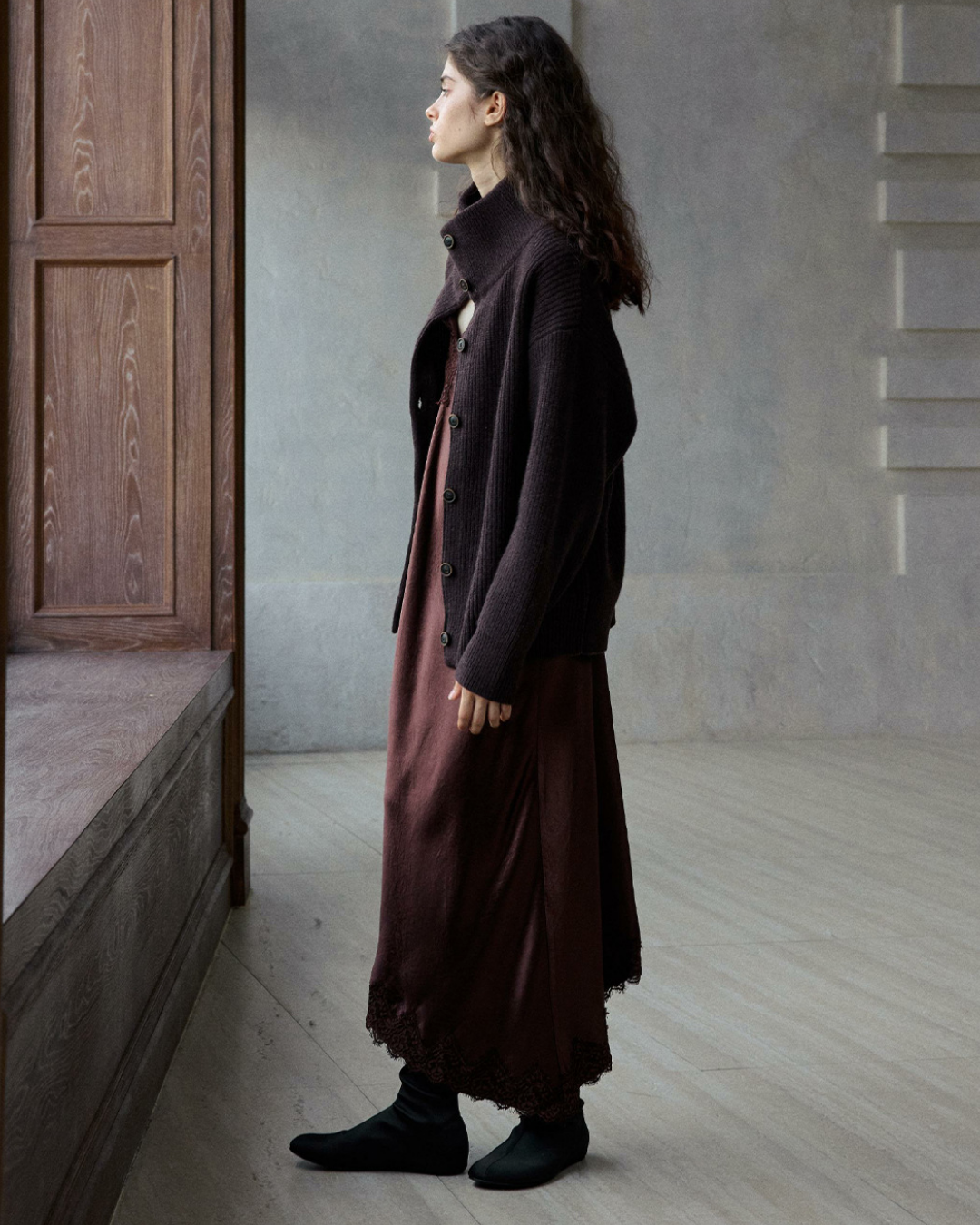 アーティレースアシメワンピース 10381