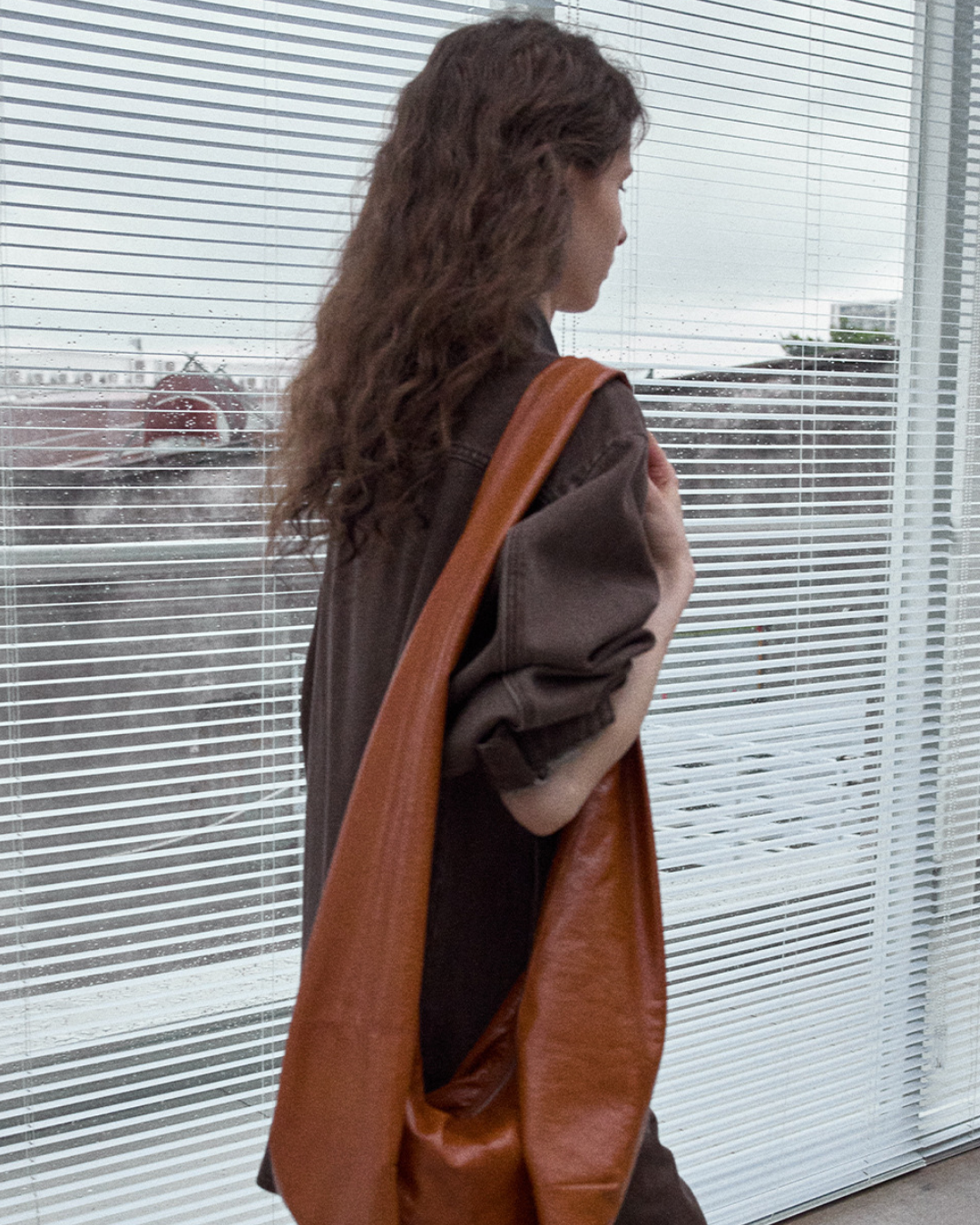 レトロウォッシュデニムルーズジャケット 10125