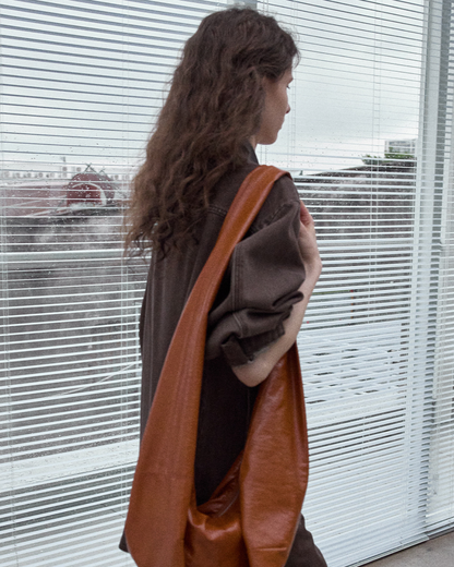 レトロウォッシュデニムルーズジャケット 10125