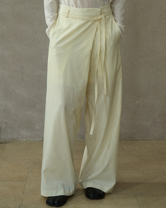 ハイウエストラップカジュアルパンツ 10209