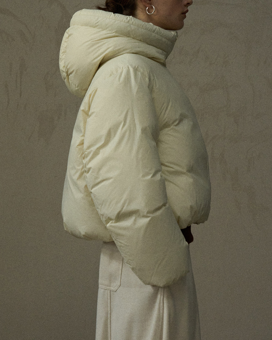 スタンドカラーショートダウンコート 10282