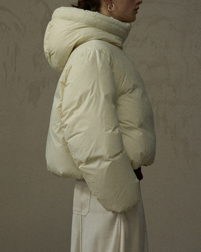 スタンドカラーショートダウンコート 10282