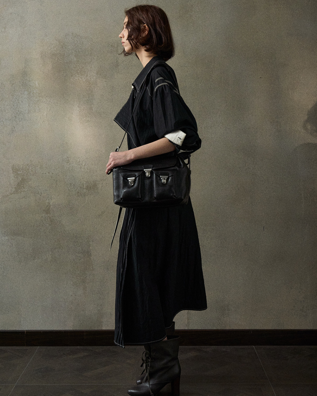 デニムカーブブレードパンツ 10346