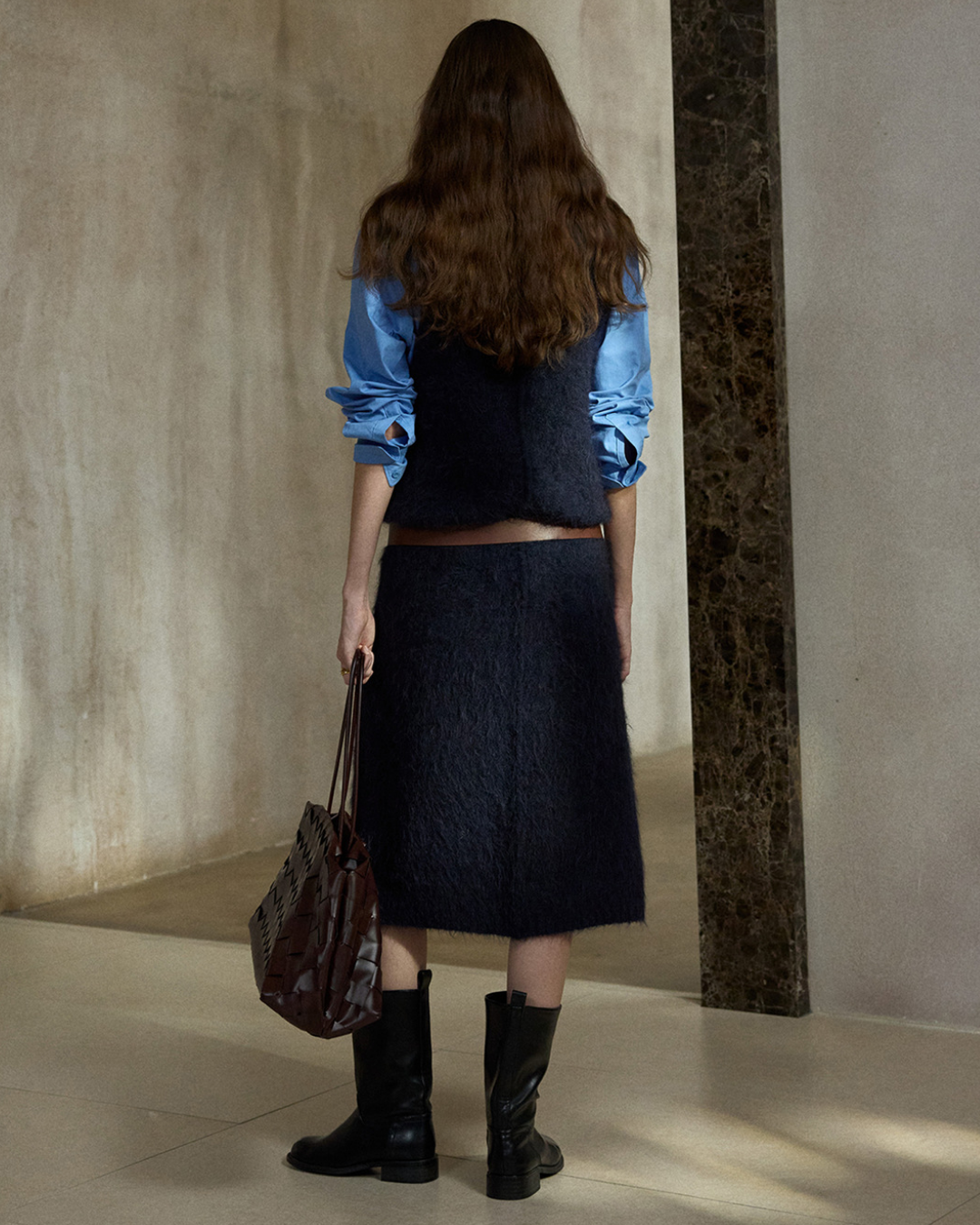 クリーンラインVネックワンピ 10403