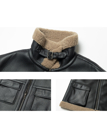 スタンドカラーストラップミディジャケット 10288