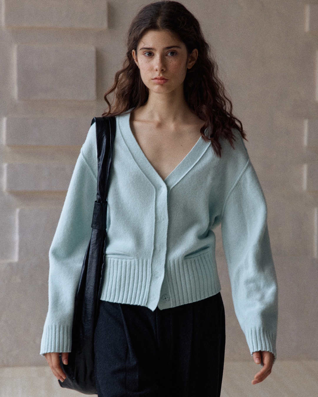 スリークショートニットカーディガン 10378